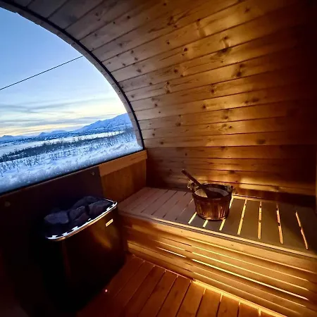 بيت للعطل Hiet- Arctic In The Norwegian Forrest! ترومسو